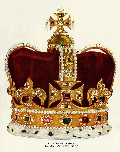 St. Edward's Crown, 1911. Creator: Unknown