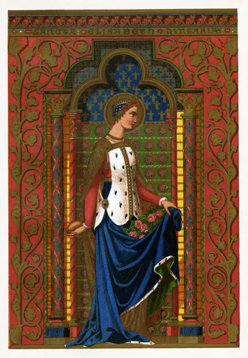 Framed Print : St Elizabeth of Hungary, 1886 Framed Print : St Elizabeth of Hungary, 1886