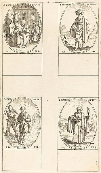 St. Felix; St. Joseph of Arimathea; St. Polycarpe; St. Matthias, Apostle