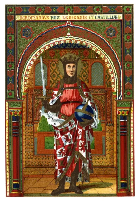 Framed Print : St Ferdinand (Ferdinand III of Castile and Leon), 1886 Framed Print : St Ferdinand (Ferdinand III of Castile and Leon), 1886