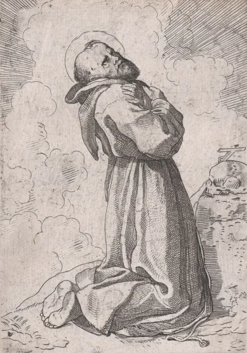 Framed Print : St. Francis, ca. 1612-13. Creator: Willem Pietersz. Buytewech Framed Print : St. Francis, ca. 1612-13. Creator: Willem Pietersz. Buytewech
