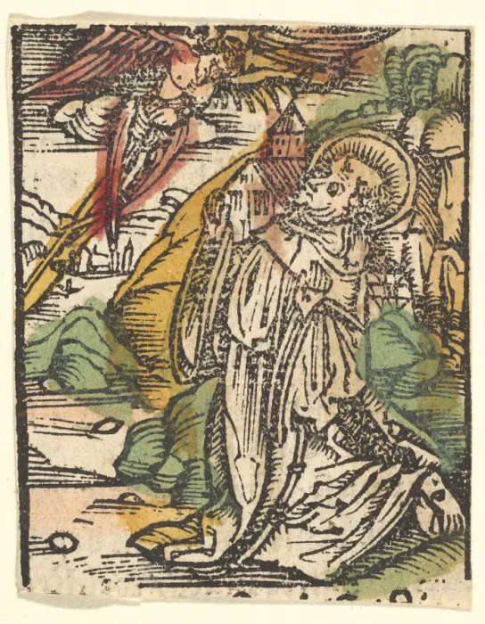 Framed Print : St. Francis (copy), after 1512. Creator: Unknown Framed Print : St. Francis (copy), after 1512. Creator: Unknown