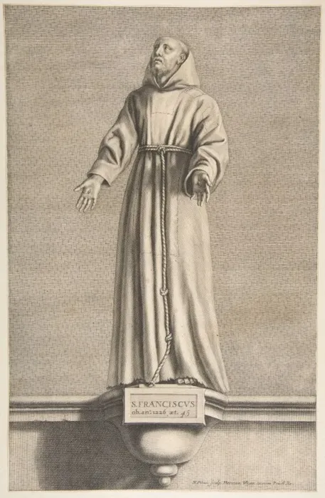 Framed Print : St. Francis. n. d. Creator: Nicolas Pitau Framed Print : St. Francis. n. d. Creator: Nicolas Pitau