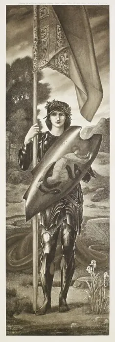Framed Print : St George, c1860s, (1900). Creator: Unknown Framed Print : St George, c1860s, (1900). Creator: Unknown