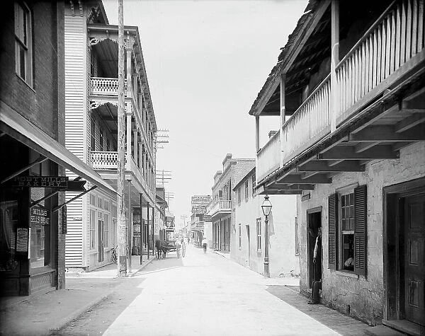 St. George St. St. Augustine, Fla. between 1900 and 1910. Creator: Unknown