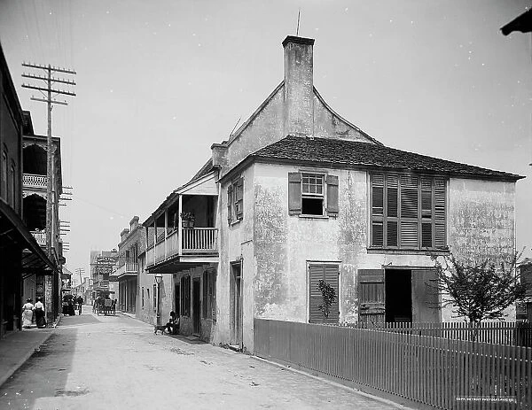 St. George Street, St. Augustine, Fla. c1903. Creator: Unknown