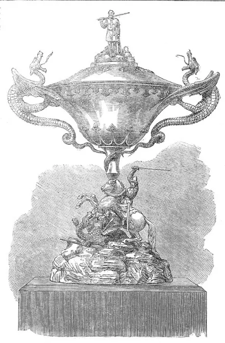 Framed Print : The St. George's Challenge Vase, 1862. Creator: Unknown Framed Print : The St. George's Challenge Vase, 1862. Creator: Unknown