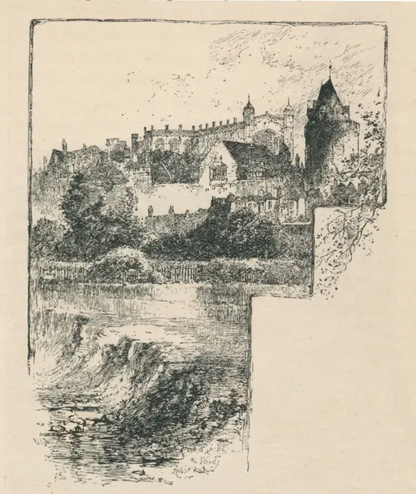 Framed Print : St. Georges Chapel from the River, 1895 Framed Print : St. Georges Chapel from the River, 1895