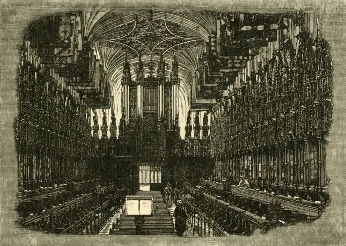 Framed Print : St. Georges Chapel, Windsor, 1898. Creator: Unknown Framed Print : St. Georges Chapel, Windsor, 1898. Creator: Unknown