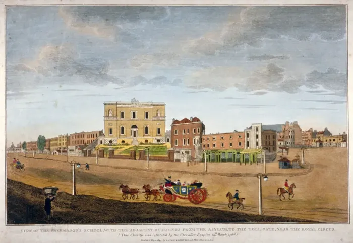 Framed Print : St Georges Fields, Southwark, London, 1803 Framed Print : St Georges Fields, Southwark, London, 1803