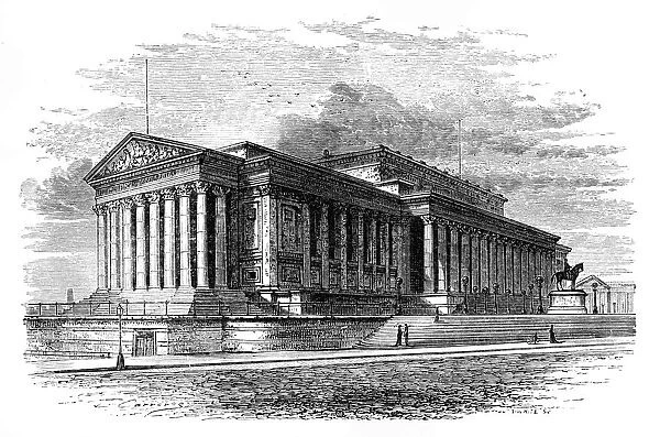 St Georges Hall, Liverpool, c1888. Artist: J White
