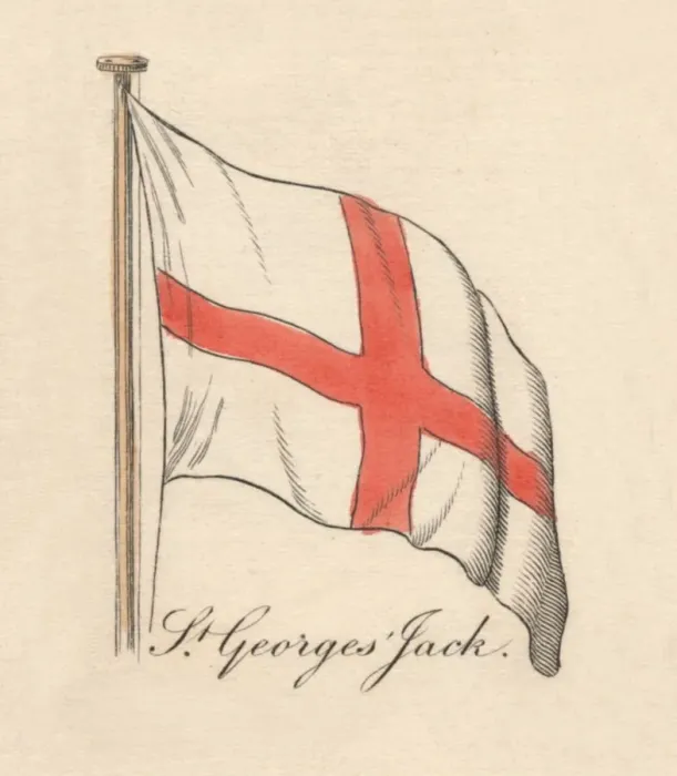 Framed Print : St. Georges Jack, 1838