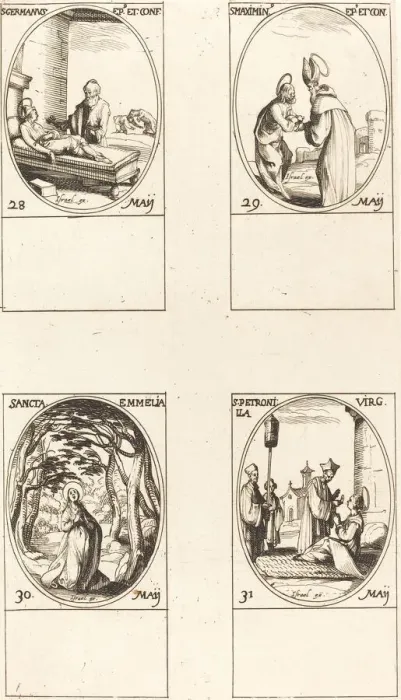 Framed Print : St. Germanus of Paris; St. Maximinus; St. Emmelia; St. Petronilla Framed Print : St. Germanus of Paris; St. Maximinus; St. Emmelia; St. Petronilla