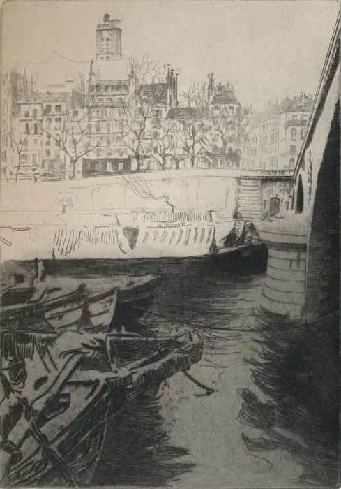 Framed Print : St Gervais, 1915. Artist: Edgar Chahine Framed Print : St Gervais, 1915. Artist: Edgar Chahine