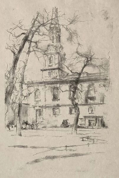 St. Giles-in-the-Fields, 1896. Creator: James McNeill Whistler (American, 1834-1903)