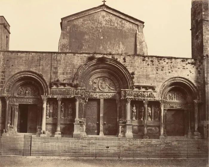 Framed Print : St. Gilles, 1853. Creator: Edouard Baldus Framed Print : St. Gilles, 1853. Creator: Edouard Baldus