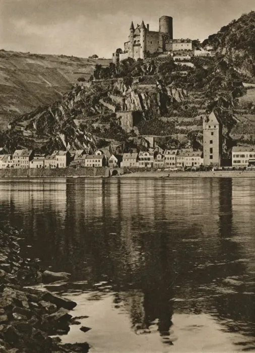 Framed Print : St. Goarshausen. Burg Katz, 1931. Artist: Kurt Hielscher Framed Print : St. Goarshausen. Burg Katz, 1931. Artist: Kurt Hielscher