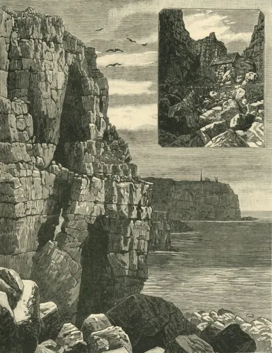 Framed Print : St. Gowans Head and Chapel, 1898. Creator: Unknown Framed Print : St. Gowans Head and Chapel, 1898. Creator: Unknown