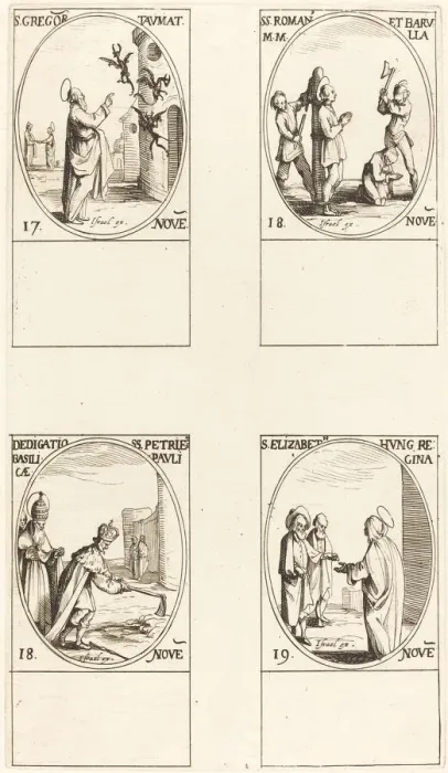 Framed Print : St. Gregory;Sts. Romanus & Barulla;Dedication of the Basilicas of SS Framed Print : St. Gregory;Sts. Romanus & Barulla;Dedication of the Basilicas of SS