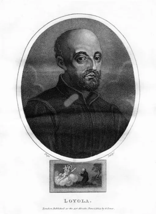 Framed Print : St Ignatius Loyola, (1814). Artist: Page Framed Print : St Ignatius Loyola, (1814). Artist: Page