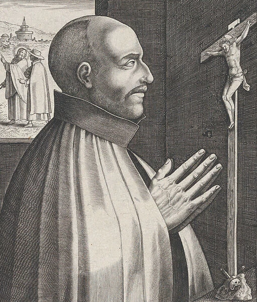 St. Ignatius of Loyola, from the series Male Founders of Religious Orders, before 1610