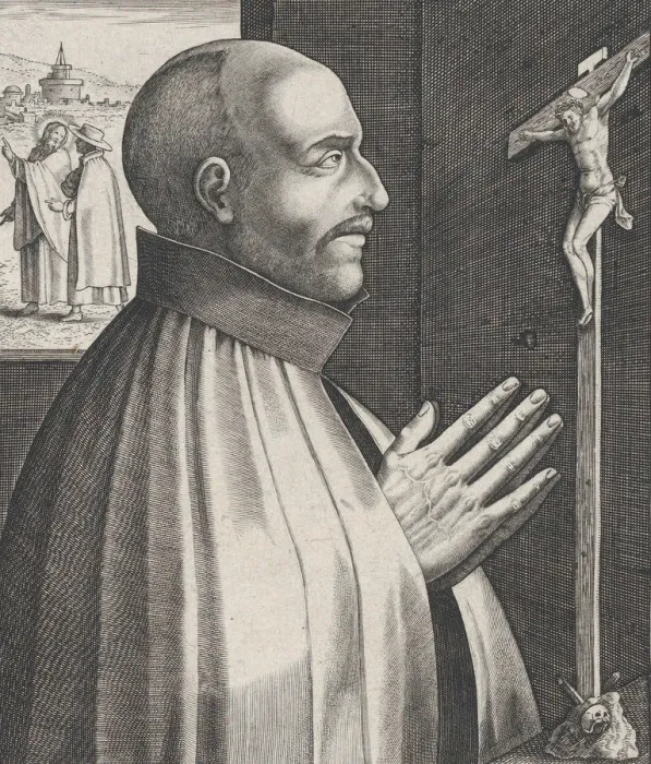 Framed Print : St. Ignatius of Loyola, from the series Male Founders of Religious Orders, before 1610 Framed Print : St. Ignatius of Loyola, from the series Male Founders of Religious Orders, before 1610