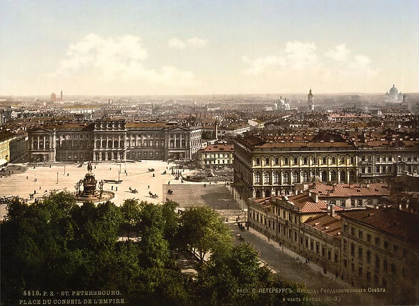 St Isaacs Square, St Petersburg, Russia, c1890-c1905