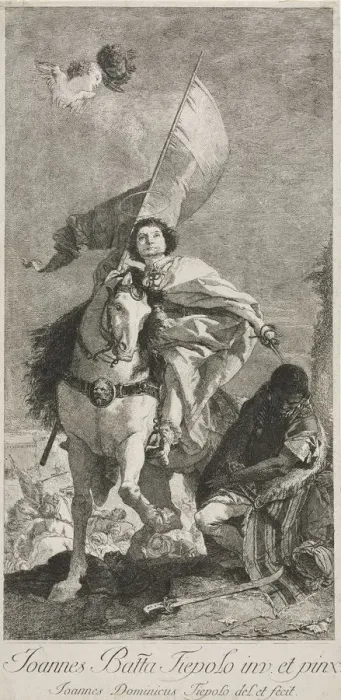 Framed Print : St. Jacques. Creator: Giovanni Domenico Tiepolo (Italian, 1727-1804) Framed Print : St. Jacques. Creator: Giovanni Domenico Tiepolo (Italian, 1727-1804)