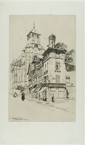 St. Jacques, Lisieux, 1890. Creator: Charles John Watson