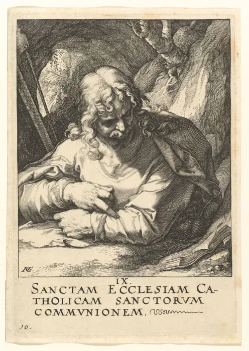 Framed Print : St. James the Less, from Christ, the Apostles and St. Paul with the Creed, ca. 1589 Framed Print : St. James the Less, from Christ, the Apostles and St. Paul with the Creed, ca. 1589