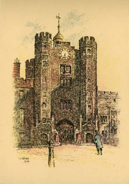 Framed Print : St. James Palace, 1924. Creator: L A Hayes Framed Print : St. James Palace, 1924. Creator: L A Hayes