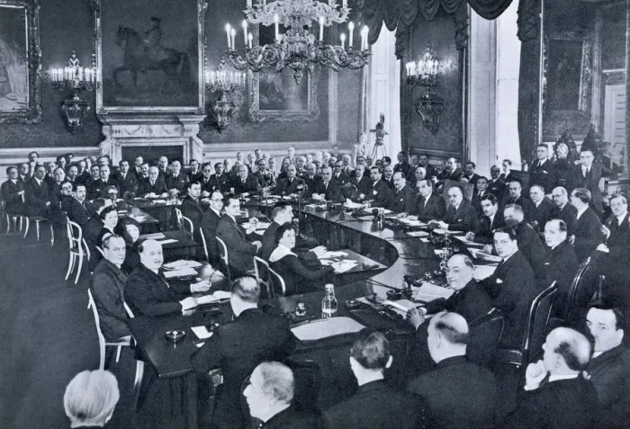 Framed Print : The St Jamess Palace Conference, London, 19th March 1936 Framed Print : The St Jamess Palace Conference, London, 19th March 1936