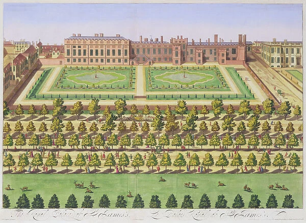 St Jamess Palace, London, 1730. Artist: Johannes Kip