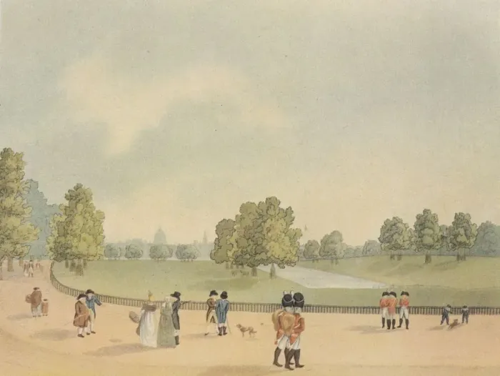 Framed Print : St Jamess Park, Westminster, London, 1809. Artist: Heinrich Schutz Framed Print : St Jamess Park, Westminster, London, 1809. Artist: Heinrich Schutz