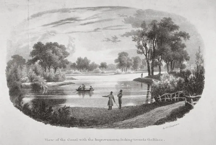 Framed Print : St Jamess Park, Westminster, London, c1827. Artist: JS Templeton Framed Print : St Jamess Park, Westminster, London, c1827. Artist: JS Templeton
