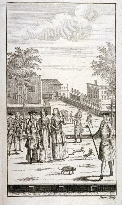 Framed Print : St Jamess Park, Westminster, London, c1735. Artist: Nathaniel Parr Framed Print : St Jamess Park, Westminster, London, c1735. Artist: Nathaniel Parr