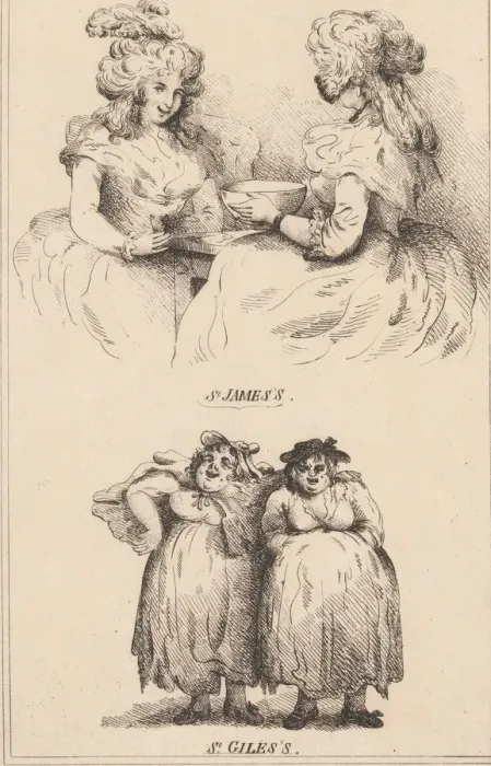 Framed Print : St Jamess and St Giless, 1792. 1792. Creator: Thomas Rowlandson Framed Print : St Jamess and St Giless, 1792. 1792. Creator: Thomas Rowlandson