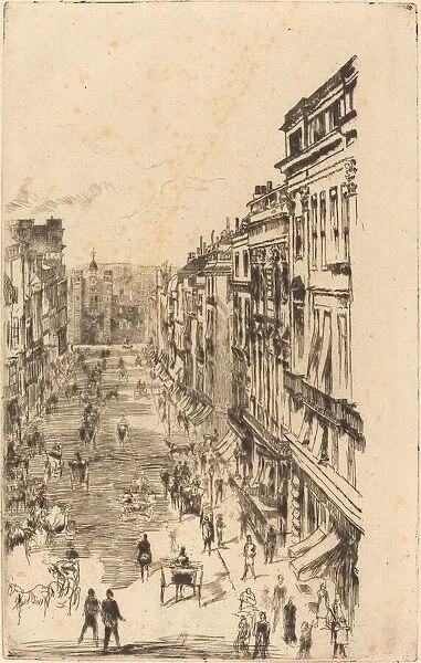 St Jamess Street, 1878. Creator: James Abbott McNeill Whistler
