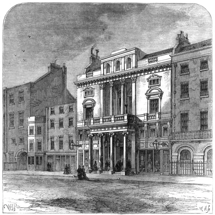 Framed Print : St Jamess Theatre, London, 1891 Framed Print : St Jamess Theatre, London, 1891