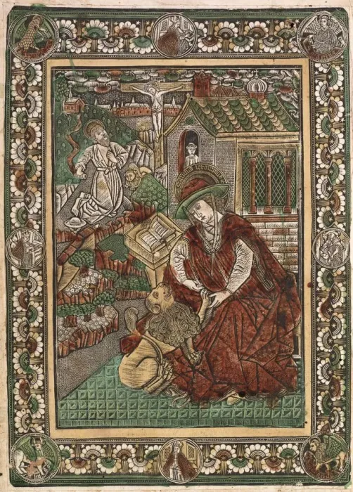 Framed Print : St. Jerome, 1460-1470. Creator: Unknown Framed Print : St. Jerome, 1460-1470. Creator: Unknown