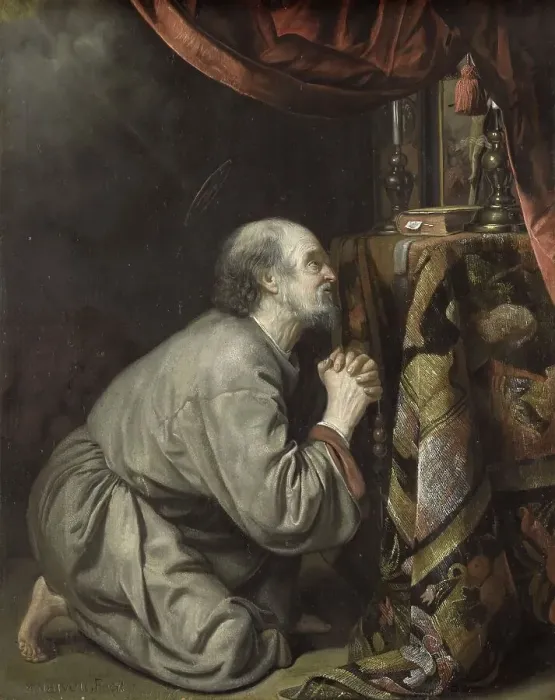 Framed Print : St. Jerome, 1676. Creator: Matthys Naiveu Framed Print : St. Jerome, 1676. Creator: Matthys Naiveu