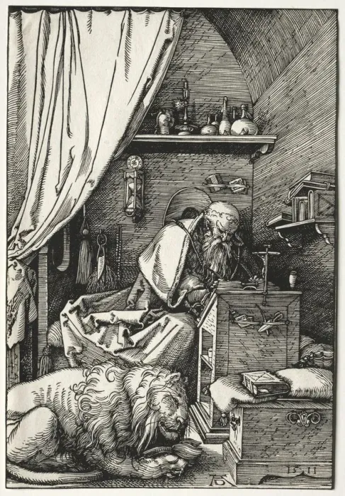 Framed Print : St. Jerome in His Cell, 1511. Creator: Albrecht Dürer (German, 1471-1528) Framed Print : St. Jerome in His Cell, 1511. Creator: Albrecht Dürer (German, 1471-1528)
