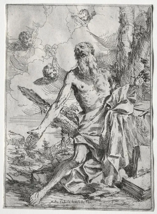 Framed Print : St. Jerome. Creator: Giulio I Carpioni (Italian, 1611-1674) Framed Print : St. Jerome. Creator: Giulio I Carpioni (Italian, 1611-1674)