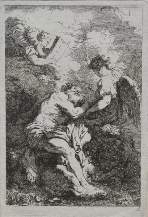 Framed Print : St. Jerome. Creator: Jean-Honore Fragonard (French, 1732-1806) Framed Print : St. Jerome. Creator: Jean-Honore Fragonard (French, 1732-1806)