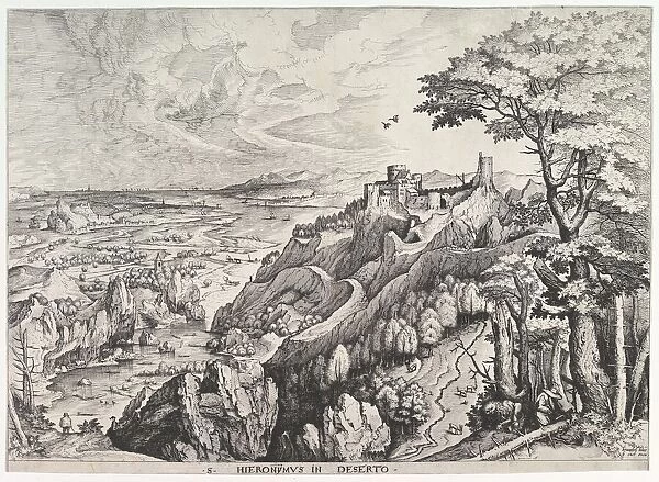 St. Jerome in the Wilderness (S. Hieronymus in Deserto) from The Large Landscapes, ca