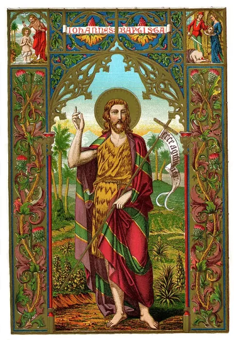 Framed Print : St John the Baptist, 1886 Framed Print : St John the Baptist, 1886