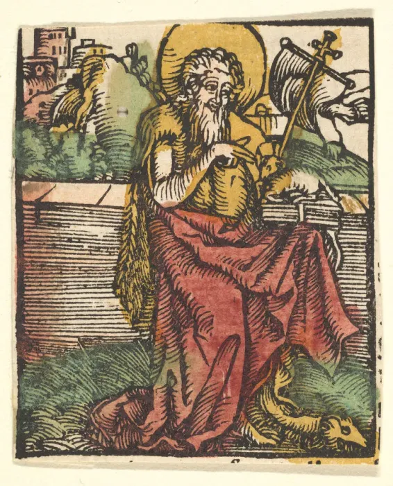 Framed Print : St. John the Baptist (copy), after 1511. Creator: Unknown Framed Print : St. John the Baptist (copy), after 1511. Creator: Unknown