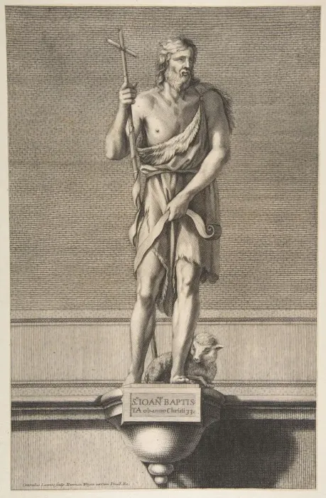 Framed Print : St. John Baptist. Creator: Conrad Lauwers Framed Print : St. John Baptist. Creator: Conrad Lauwers