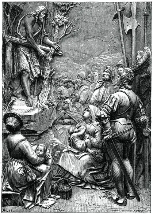 Framed Print : St John the Baptist Preaching in the Desert, 16th century, (1870) Framed Print : St John the Baptist Preaching in the Desert, 16th century, (1870)