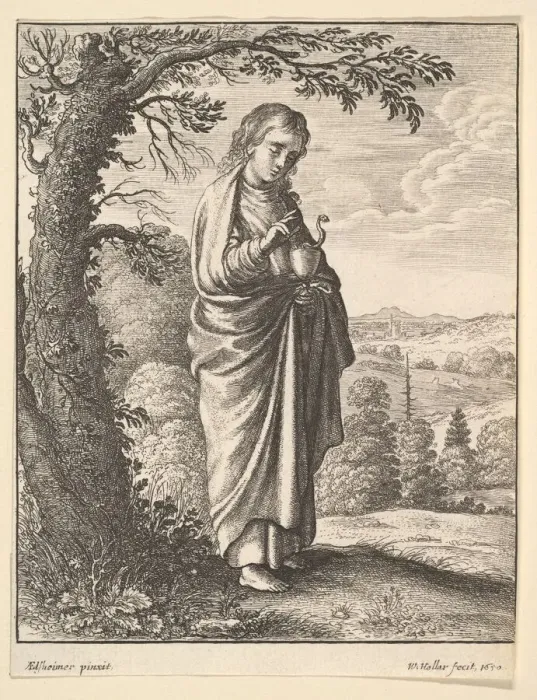 Framed Print : St. John the Evangelist, 1650. Creator: Wenceslaus Hollar Framed Print : St. John the Evangelist, 1650. Creator: Wenceslaus Hollar